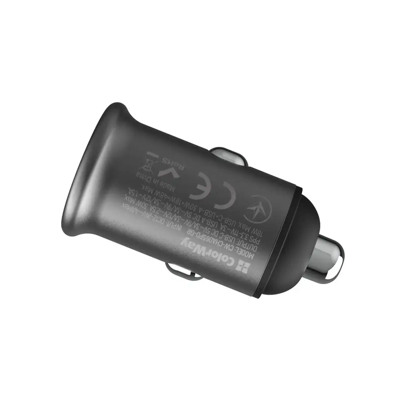 АЗУ ColorWay 2USB (Type-C PD30W + USB QC3.0 18W) 48W Gray (CW-CHA065PD-GR) UA