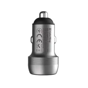 АЗУ ColorWay 2USB (Type-C PD35W + USB QC3.0 35W) 70W Gray (CW-CHA066PD-GR) UA