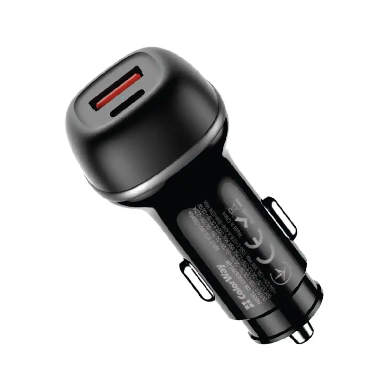АЗУ ColorWay 2USB (Type-C PD45W + USB QC3.0 18W) 63W Black (CW-CHA067PD-BK) UA