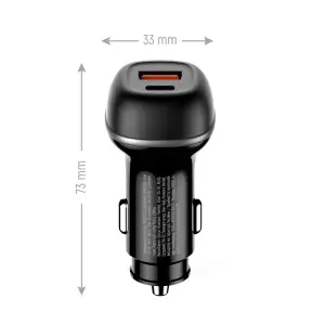 АЗУ ColorWay 2USB (Type-C PD65W + USB QC3.0 18W) 83W Black (CW-CHA068PD-BK) UA