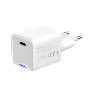 МЗП ColorWay GaN Mini 20W PD Port PPS USB-C White (CW-CHS059PD-WT) UA