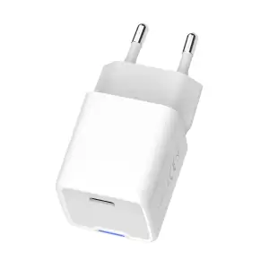 СЗУ ColorWay GaN Mini 25W PD Port PPS USB-C White (CW-CHS052PD-WT) UA