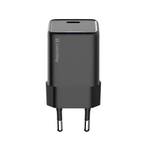 СЗУ ColorWay GaN Mini 25W PD Port PPS USB-C Black (CW-CHS052PD-BK) UA