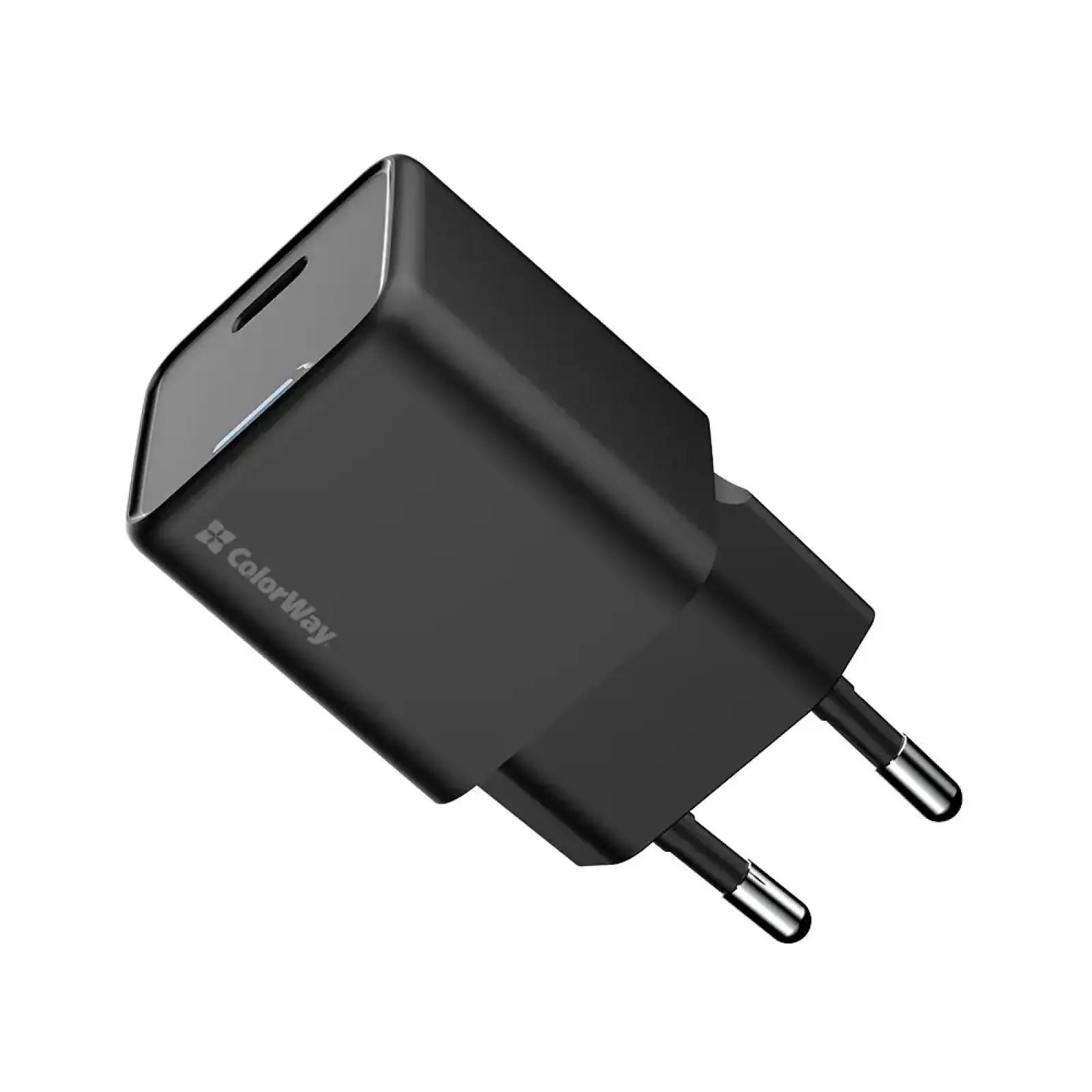 СЗУ ColorWay GaN Mini 25W PD Port PPS USB-C Black (CW-CHS052PD-BK) UA