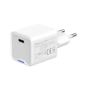 МЗП ColorWay GaN Mini 30W PD Port PPS USB-C White (CW-CHS054PD-WT) UA