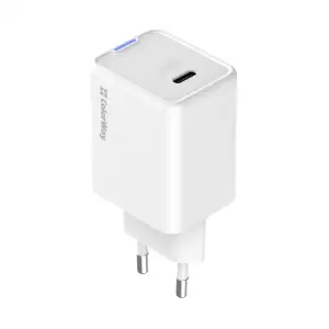 СЗУ ColorWay GaN Mini 45W PD Port PPS USB-C White (CW-CHS057PD-WT) UA