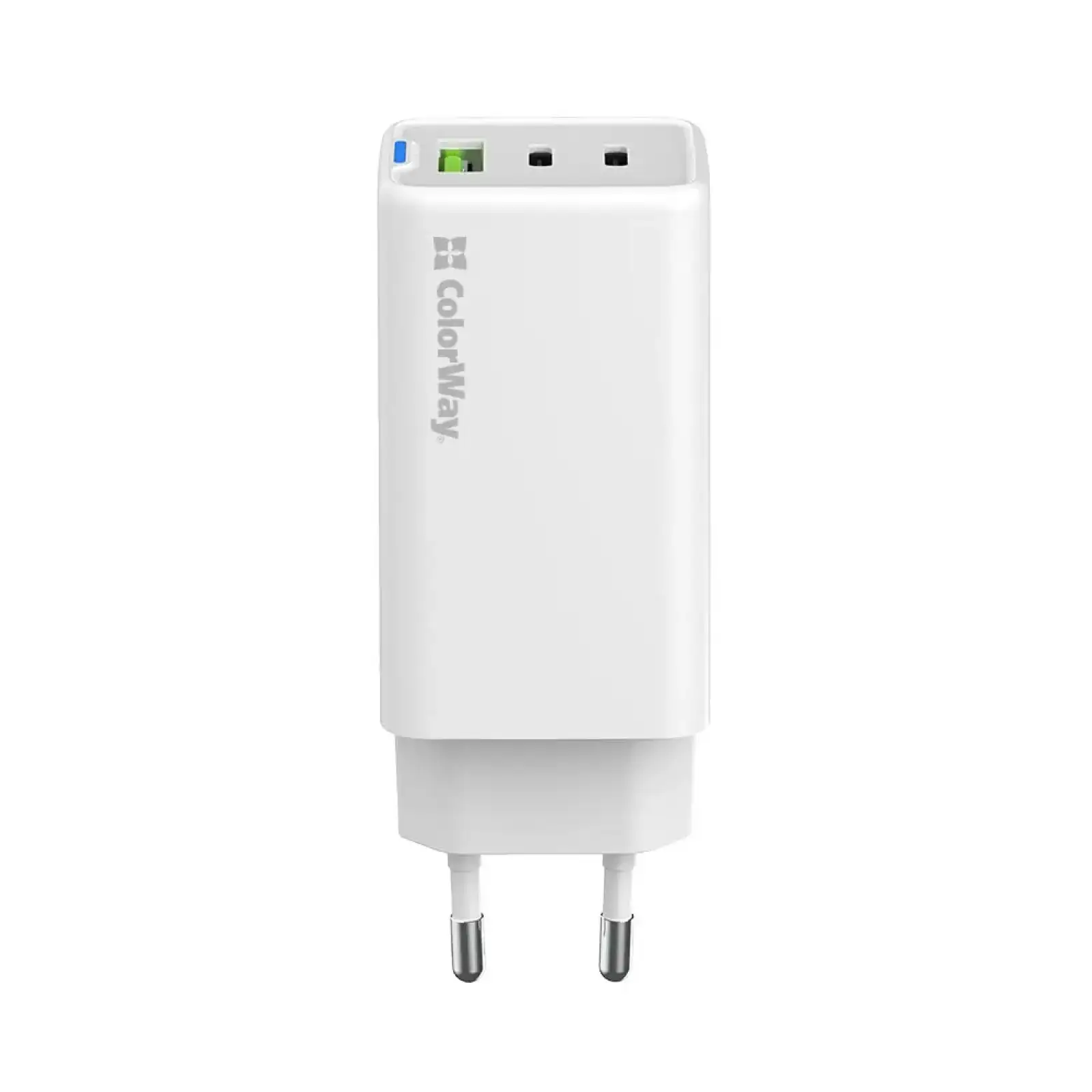 СЗУ ColorWay GaN Mini 65W PD Port PPS USB (USB-2C1A) White (CW-CHS058PD-WT) UA