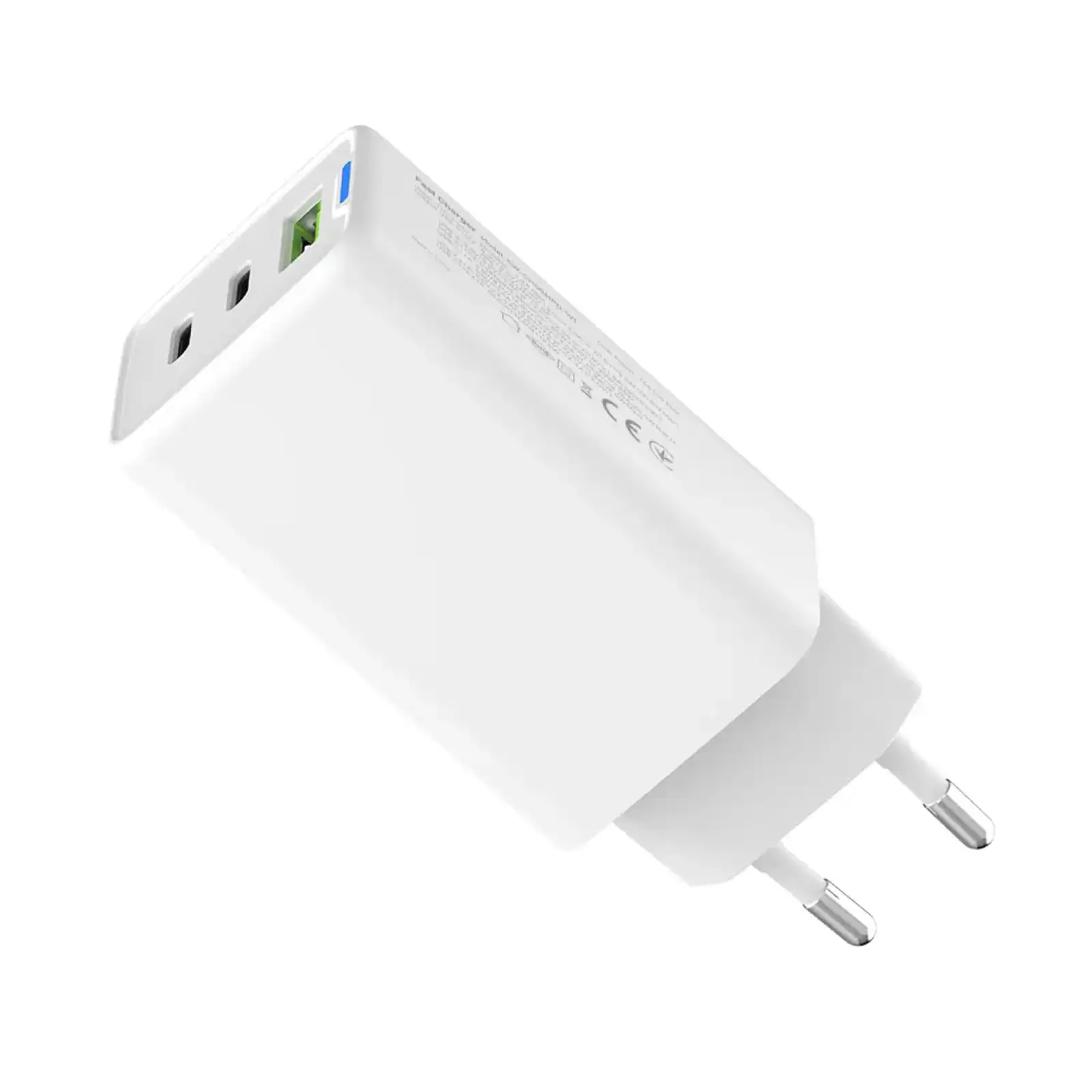СЗУ ColorWay GaN Mini 65W PD Port PPS USB (USB-2C1A) White (CW-CHS058PD-WT) UA