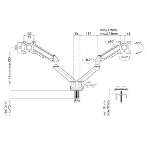Кронштейн Anda Seat Stealth II 17