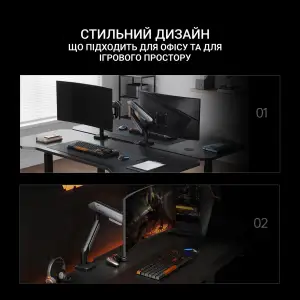 Кронштейн Anda Seat Stealth Pro II White/Gray (AD-W-A9-1S-FW) UA