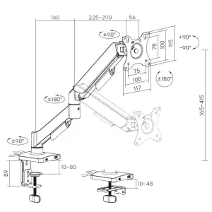 Кронштейн OfficePro MA431B 17-32