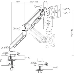 Настольная стойка OfficePro MA451W White UA