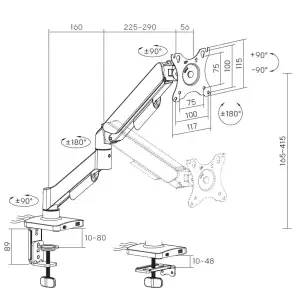 Кронштейн OfficePro MA511B 17-32