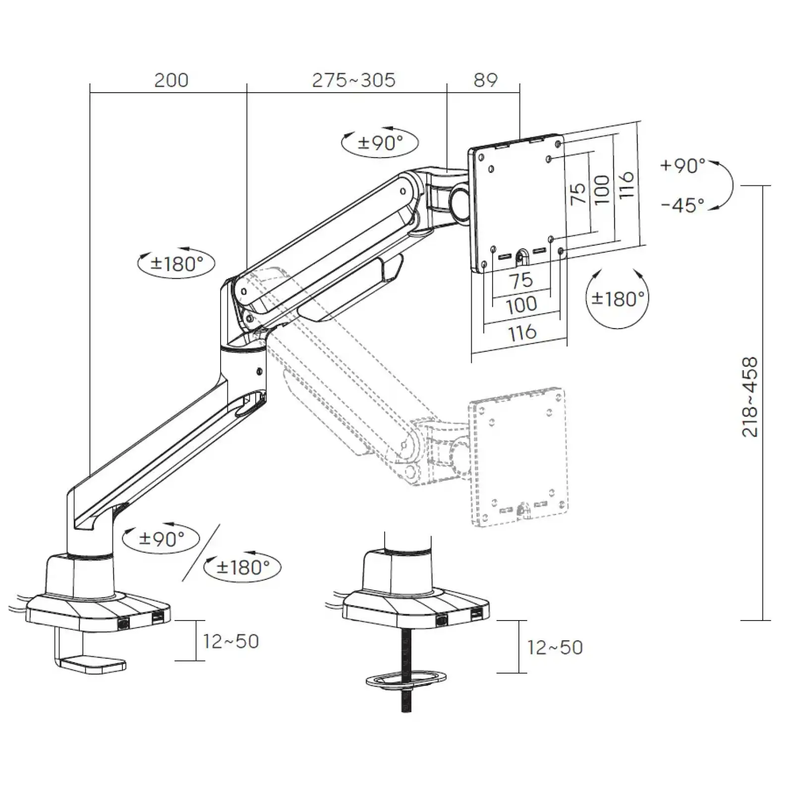 Кронштейн OfficePro MA601G 17-40