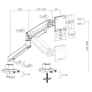 Кронштейн OfficePro MA601G 17-40