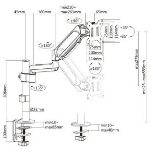 Кронштейн OfficePro MA721B 17-32