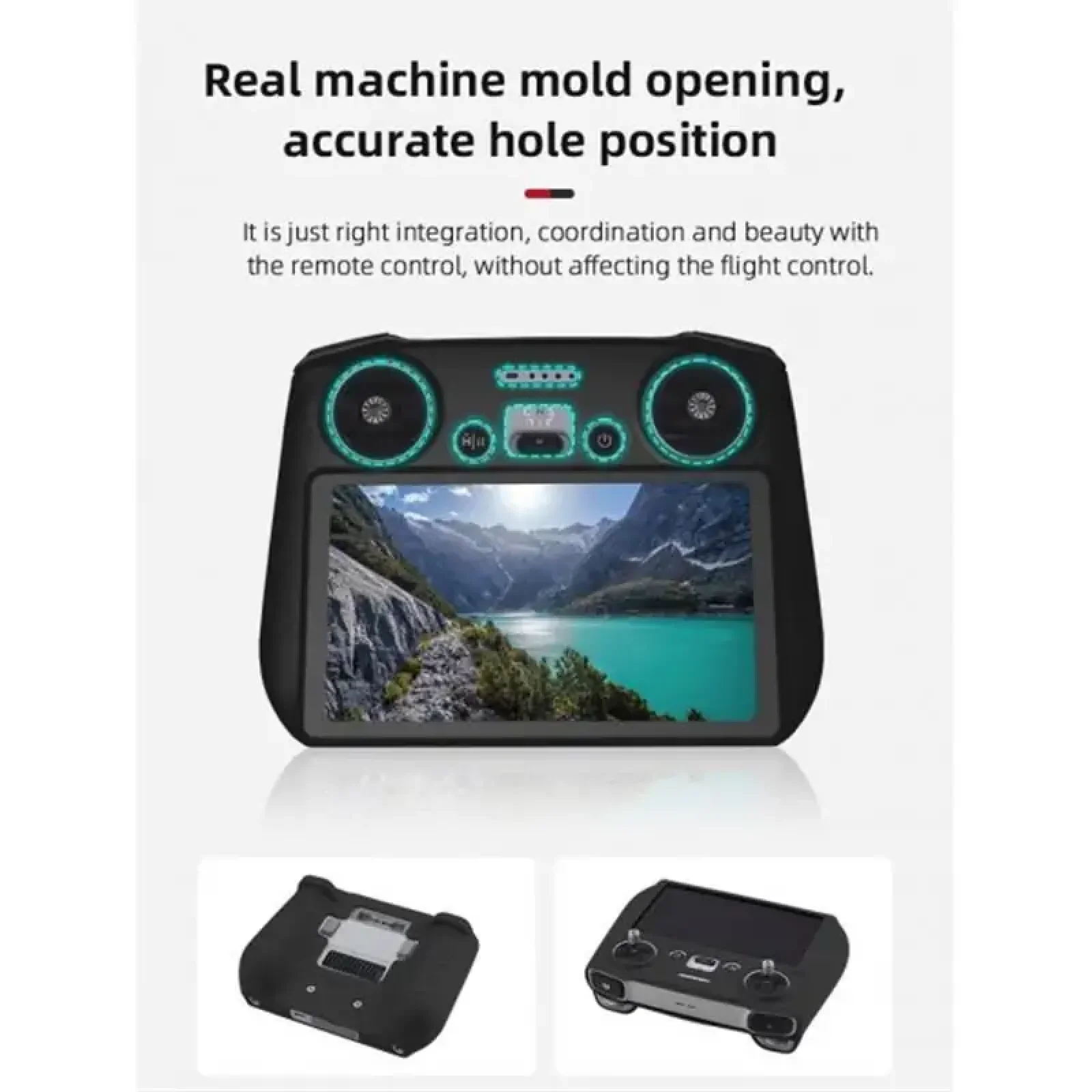 Чехол TPU Goojodoq для пульта DJI Mavic 3 / Air 2 / Air 2S / Mini 2 / Mini 3 Pro Black (4001098766028-B-RC) UA