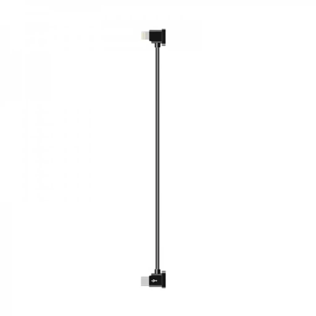 Кабель Goojodoq Type-C-Lightning для пульта квадрокоптера DJI Mavic 3 / Air 2 / Air 2S / Mini 2 / Mini 3 Pro 0.3м Black (100500392440660-30TL) UA