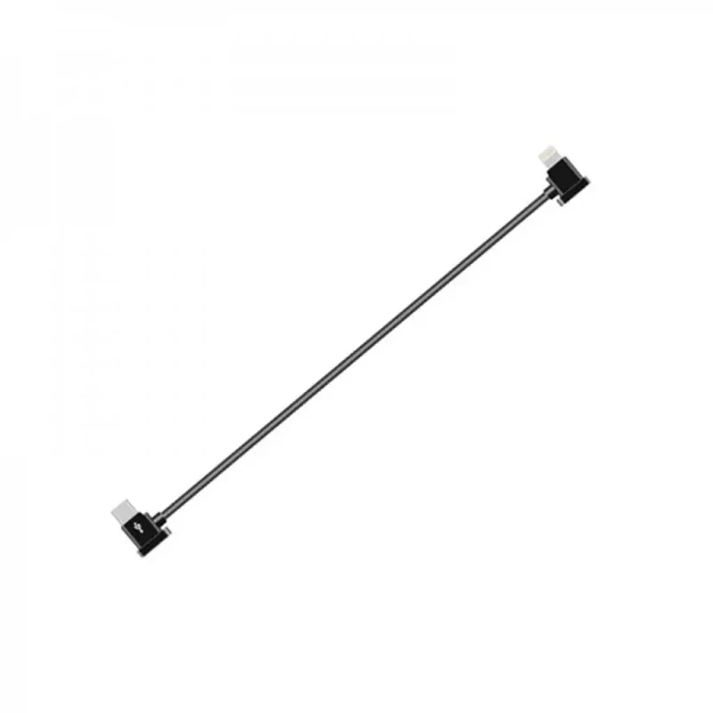 Кабель Goojodoq Type-C-Lightning для пульта квадрокоптера DJI Mavic 3 / Air 2 / Air 2S / Mini 2 / Mini 3 Pro 0.3м Black (100500392440660-30TL) UA
