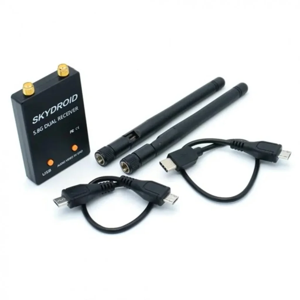 Приймач FPV радіо сигналу Skydroid 5.8G для Android Dual Black (1005005930052108DB) UA