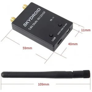 Приймач FPV радіо сигналу Skydroid 5.8G для Android Dual Black (1005005930052108DB) UA
