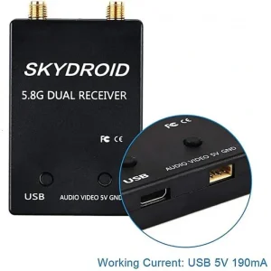 Приймач FPV радіо сигналу Skydroid 5.8G для Android Dual Black (1005005930052108DB) UA