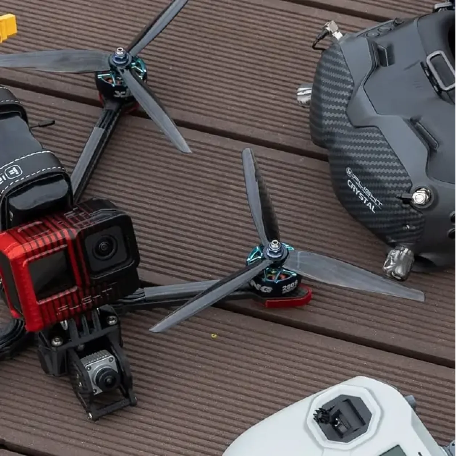 Пропеллеры HQProp 7.5x3.7x3 Light Grey (2CW+2CCW) Poly Carbonate (760625796930) UA