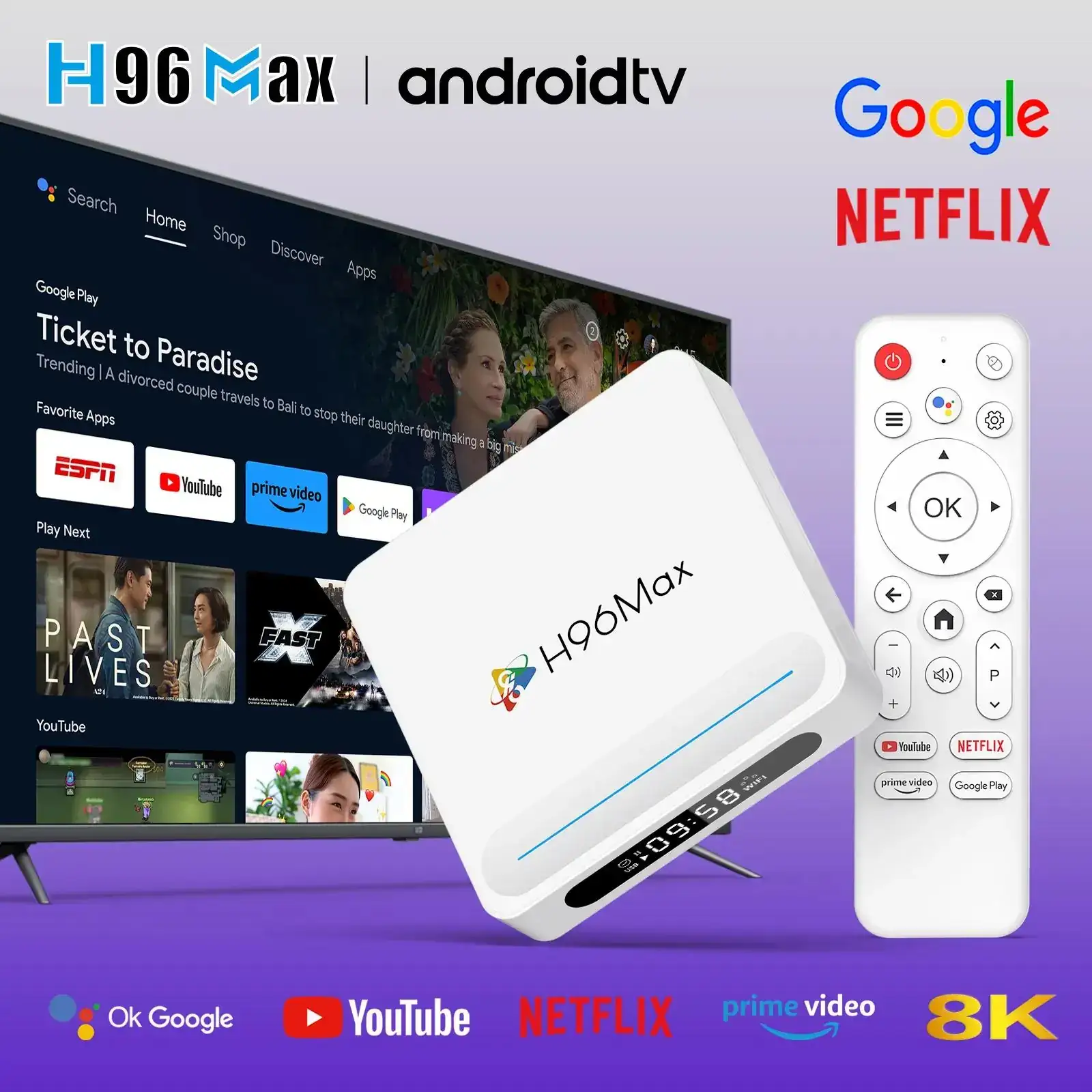 TV приставка H96 Max H618 Plus 4/32GB UA