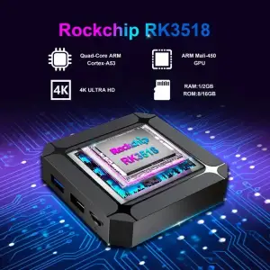 HD медіаплеєр X96Q Android (RK3518/2GB/32GB) UA