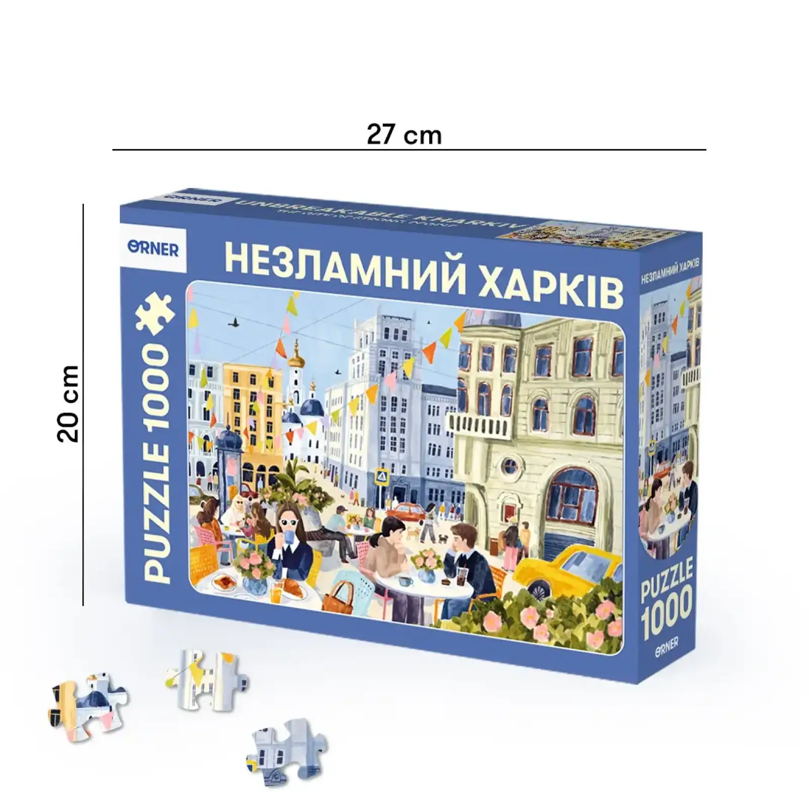 Пазл Orner Незламний Харків 1000 елементів UA