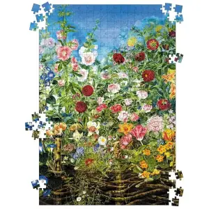 Пазл UkrainianPuzzles Цветы за забором. Екатерина Билокур UA