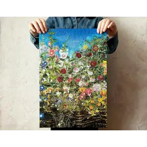 Пазл UkrainianPuzzles Квіти за тином. Катерина Білокур UA