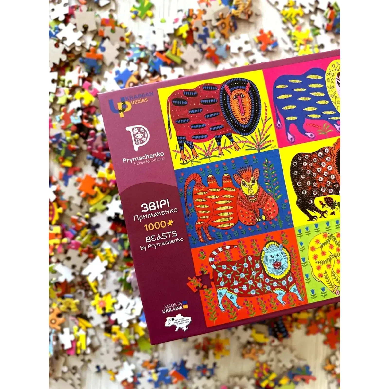 Пазл UkrainianPuzzles Звірі Примаченко UA
