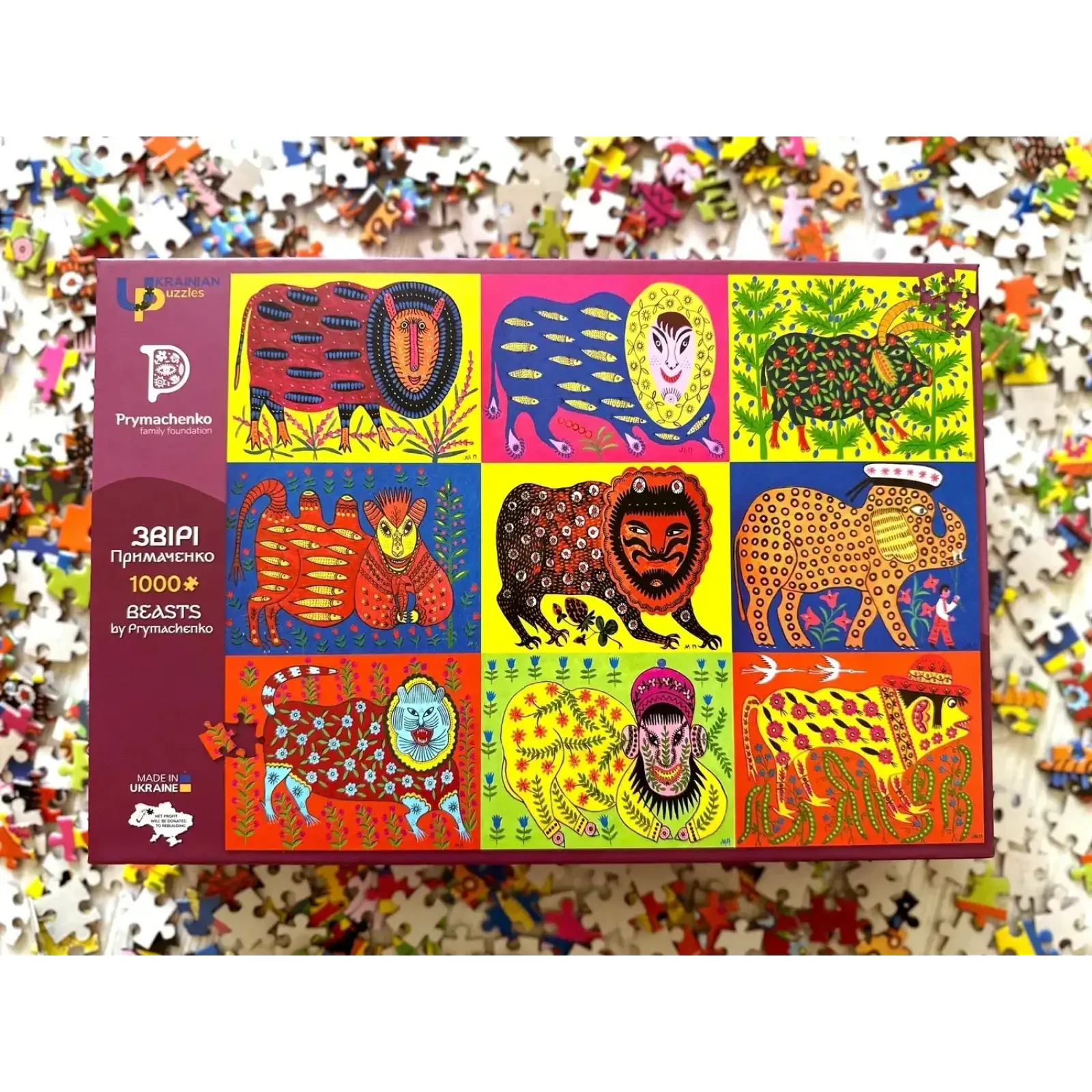 Пазл UkrainianPuzzles Звірі Примаченко UA