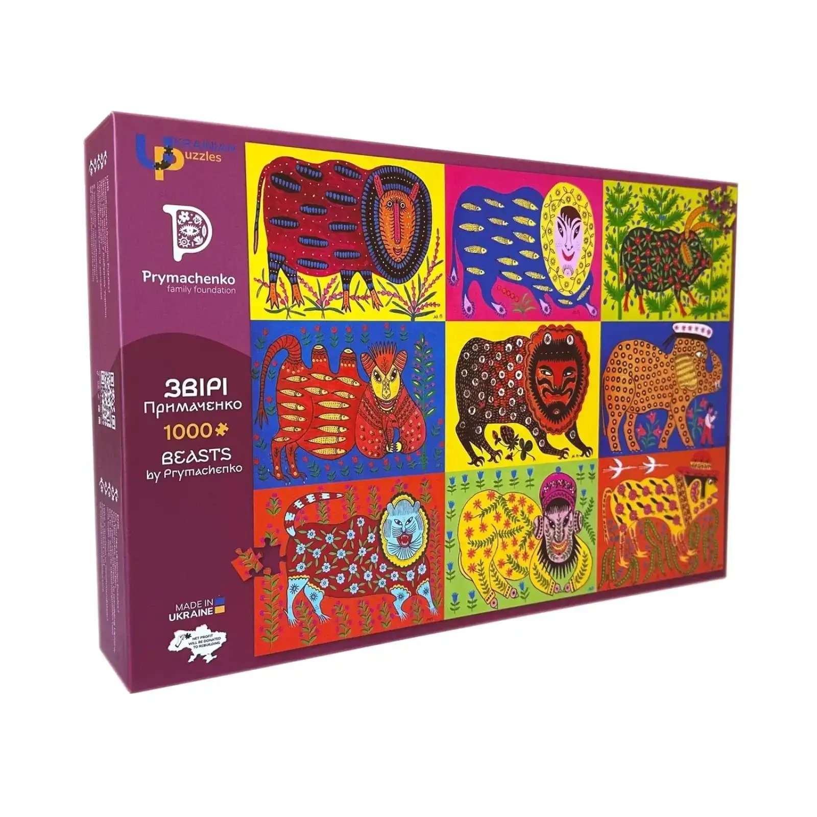 Пазл UkrainianPuzzles Звірі Примаченко UA