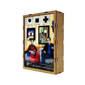 Пазл дерев`яний UkrainianPuzzles В гостях у Малевича UA