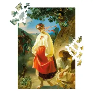 Пазл дерев`яний UkrainianPuzzles Катерина. Тарас Шевченко UA