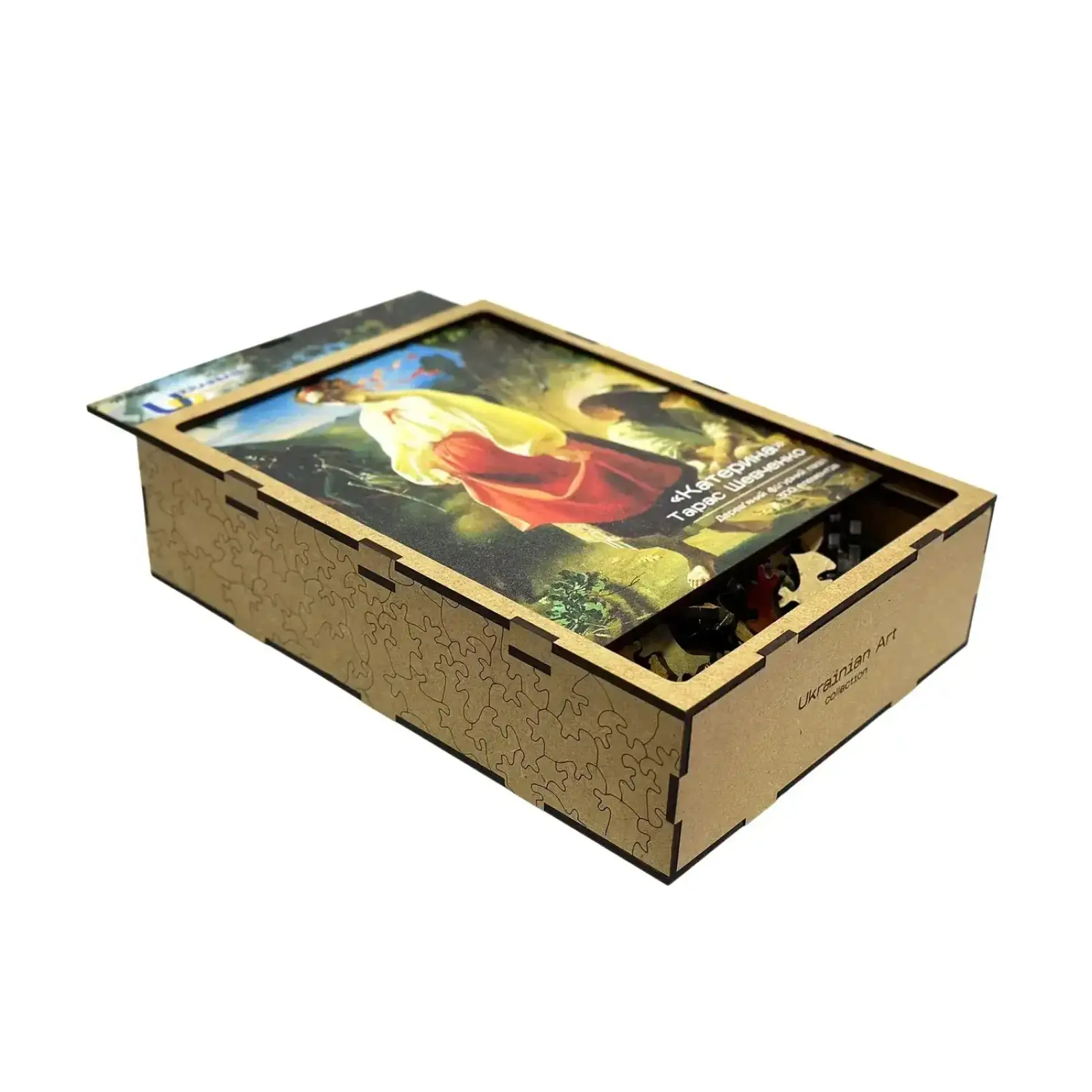 Пазл дерев`яний UkrainianPuzzles Катерина. Тарас Шевченко UA