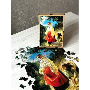 Пазл дерев`яний UkrainianPuzzles Катерина. Тарас Шевченко UA