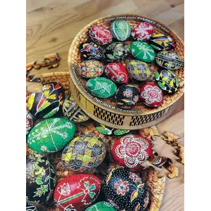 Пазл дерев`яний UkrainianPuzzles Писанки UA