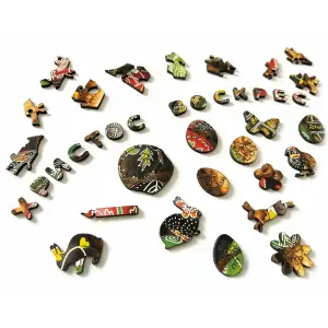 Пазл дерев`яний UkrainianPuzzles Писанки UA