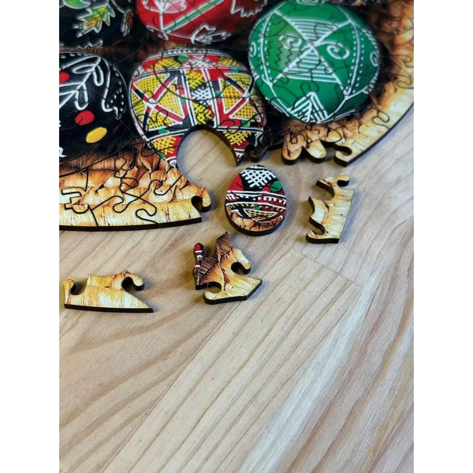 Пазл дерев`яний UkrainianPuzzles Писанки UA