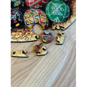 Пазл дерев`яний UkrainianPuzzles Писанки UA