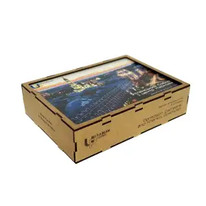 Пазл дерев`яний UkrainianPuzzles Успенський собор і центр Харкова UA