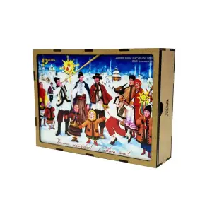 Пазл дерев`яний UkrainianPuzzles Українське різдво UA