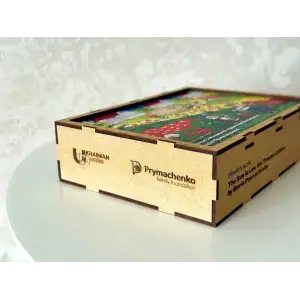 Пазл дерев`яний UkrainianPuzzles Сонце низенько, трактор близенько Марія Примаченко UA
