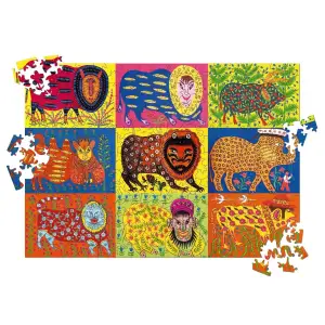 Пазл дерев`яний UkrainianPuzzles Звірі Примаченко UA