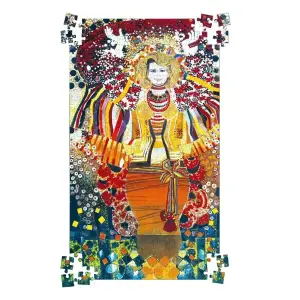 Пазл деревянный UkrainianPuzzles А мы ту же красную калину, да поднимем. Портрет Аллы Горской UA