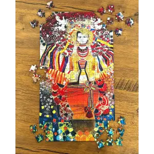 Пазл дерев`яний UkrainianPuzzles А ми ж тую червону калину, тай підіймемо. Портрет Алли Горської UA