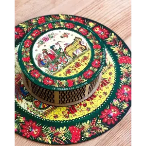 Пазл дерев`яний UkrainianPuzzles Петриківське весілля UA